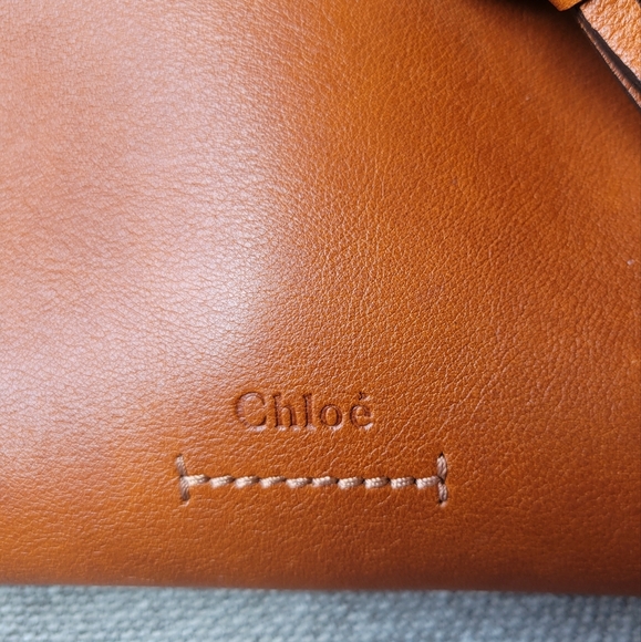 Chloe Owen small suede and leather handbag - Picture 7 of 8